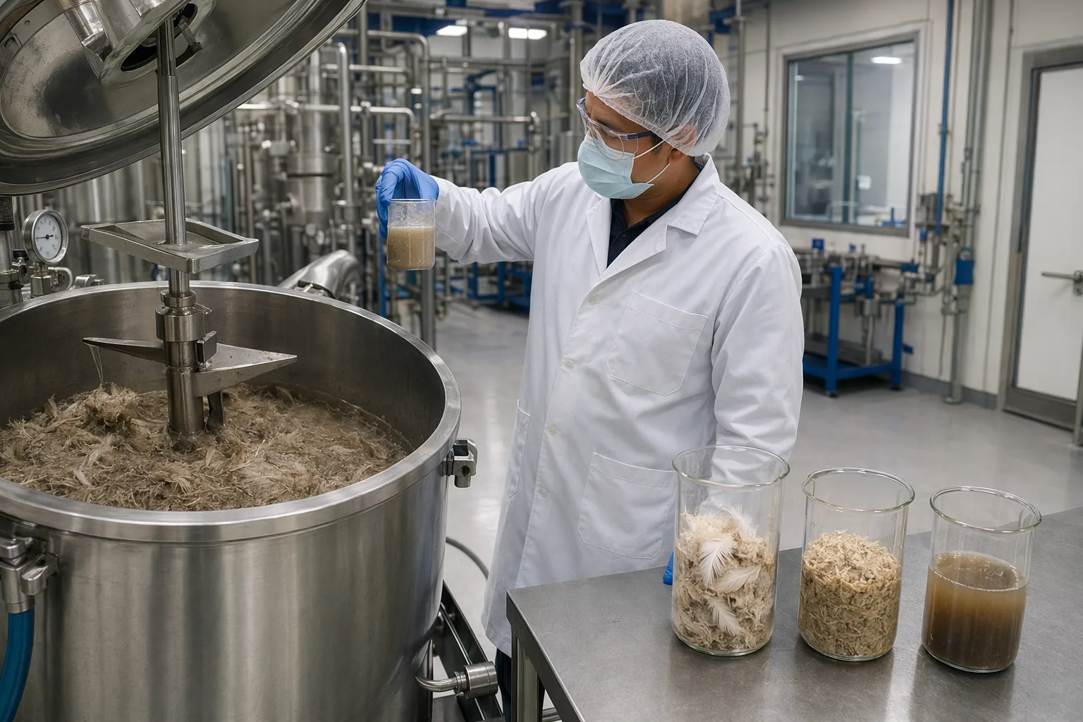 Keratinase for Keratin Complex Hydrolysis in Feather Meal